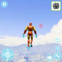 Iron Hero Robot Crime City 3D