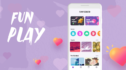 Scratch! Collects Hearts Games screenshot 2