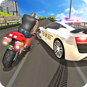 US Police vs Gangster Car Chase Simulator 3D icon