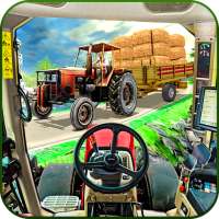 Real farming cargo tractor sim