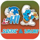 🙌 Sonic And The Smurf Stickers for WAStikerApps on 9Apps