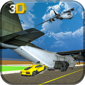 Car Transport Cargo Airplane Flight Simulator Game icon