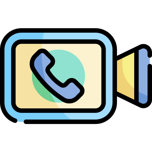 HD video calls and chat icon