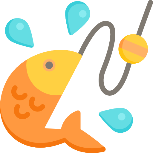 sea fishing game icon