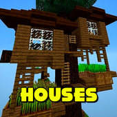 Houses map for Minecraft icon