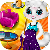 Pregnant Catty Cleaning Room icon