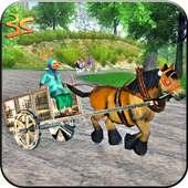 Real Horse Racing Cart Riding