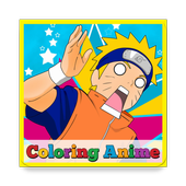 Coloring Book Anime icon