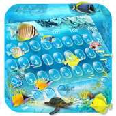 Beautiful Deep Sea Keyboard Theme on 9Apps