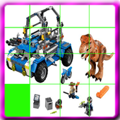 Sliding Puzzle Lego Jurassic icon