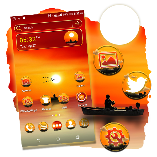 Sunset Launcher Theme icon