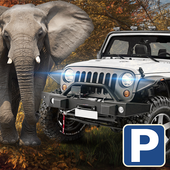 Safari Jeep Car Parking Sim Jungle Adventure icon