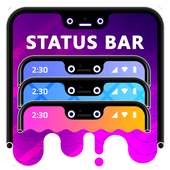 Status Bar & Notch - Custom Color & Background on 9Apps