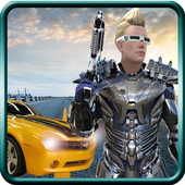 Superhero Robot Transform icon