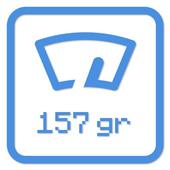 Kitchen scales icon
