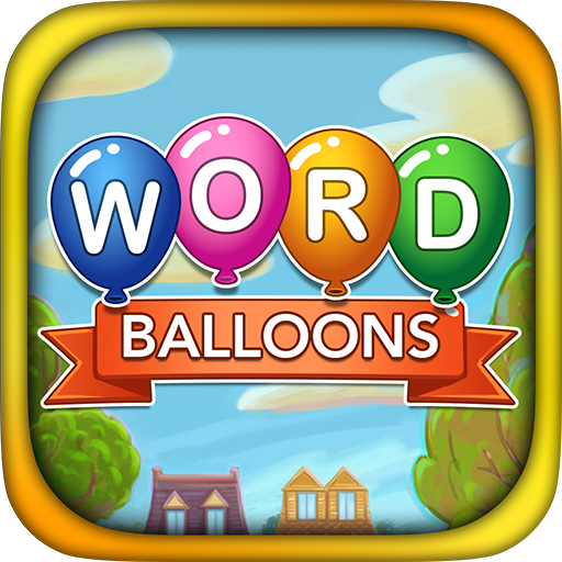Word Balloons - Word Games free for Adults أيقونة