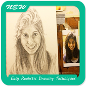 Easy Realistic Drawing Techniques icon