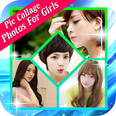 Pic Collage Photo For Girls icon