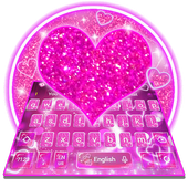 Köpüklü Kalp Klavye Tema icon