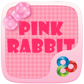 Pink Rabbit Go Launcher Theme icon