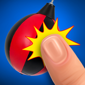 Punching bag finger simulator icon