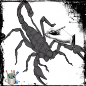 How To Drawing Scorpion icon