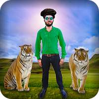 Tiger Overlay Effect : Wild Animal bg Changer on 9Apps