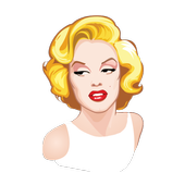Sexy Monroe Stickers for WhatsApp, WAStickerApps icon