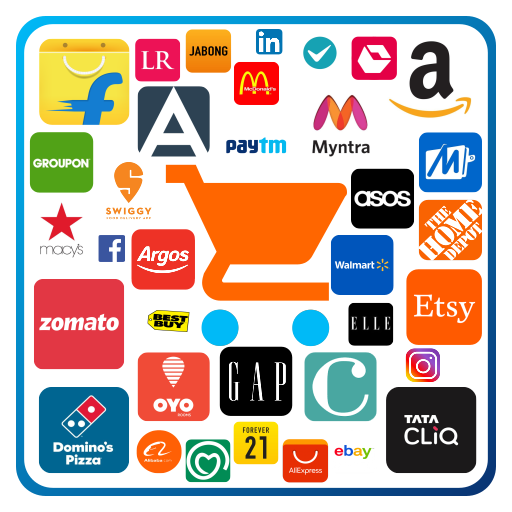 All in One Shopping App - Online Shopping App icon