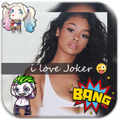 Stickers emoj for suicid squad icon