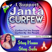 I Support Janata Curfew : Stay Home - Stay Safe icon