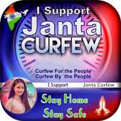 I Support Janata Curfew : Stay Home - Stay Safe on 9Apps
