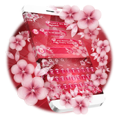 Red Cherry Flower Keyboard icon