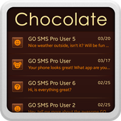 Chocolate for GO SMS icon
