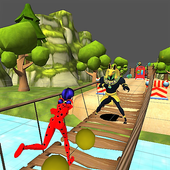 Subway Lady Bug Cat Noir Run 2019 icon