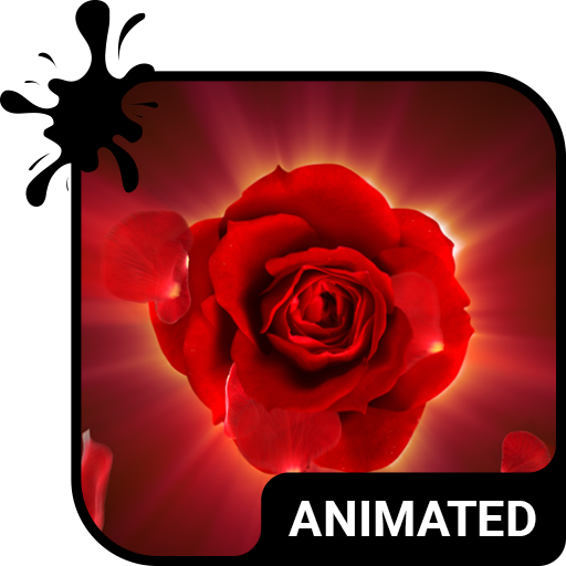 Magic Rose Animated Keyboard   Live Wallpaper icon