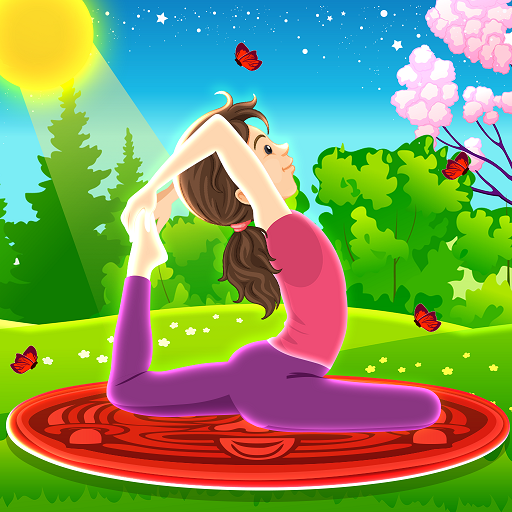 Yoga Workout &amp; Family Fitness Simulator icon