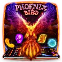 Neon Fire Phoenix Bird Theme on 9Apps