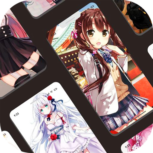 Kawaii Anime Girl Wallpaper icon
