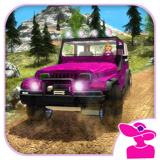 Pink Lady Offroad Mountain Jeep Driver Simulator icon