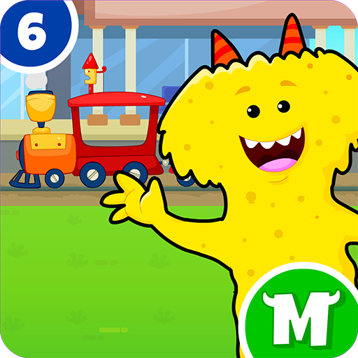 My Monster Town - Toy Train Games for Kids icon