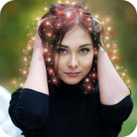 Photo glitter effects sparkle Light editor