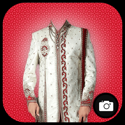 Sherwani Suit Photo Camera icon