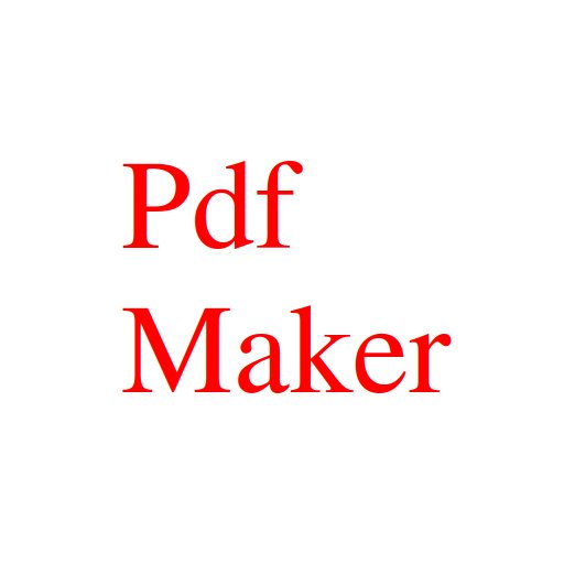 PDFMaker - an opensource image to pdf maker icon