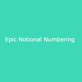 EPIC-Notional Numbering أيقونة