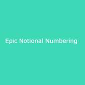EPIC-Notional Numbering on 9Apps