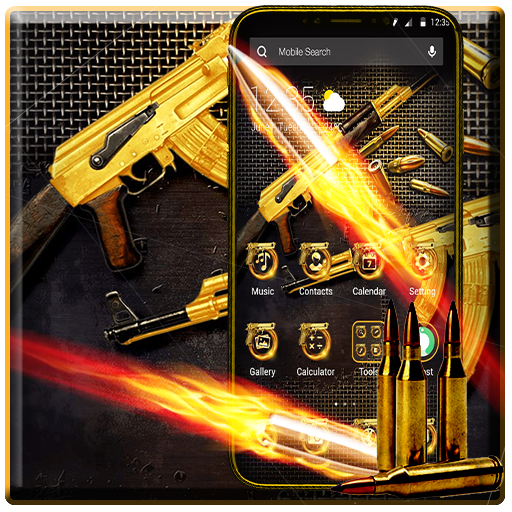 AK47 Gun APUS Launcher Theme icon