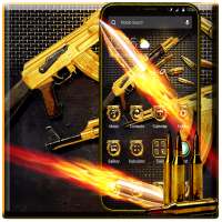 AK47 Gun APUS Launcher Theme on 9Apps