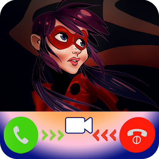 Marinette Fake Video Call: ladybug Video &amp; Message icon