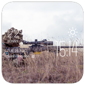 Sniper rifle weather widget icon